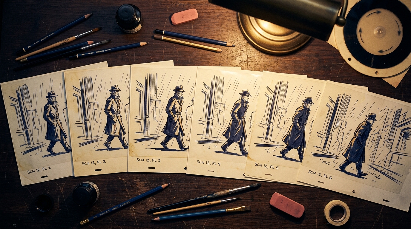 Hand-drawn animation